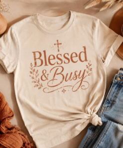 Blessed & Busy Tee
