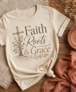 Faith Roots & Grace Tee