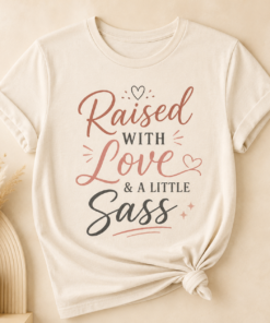 Raised With Love & A Little Sass Tee